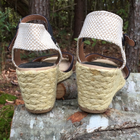 Lucky Brand Espadrille Wedges Summer Casual - Picture 6 of 7